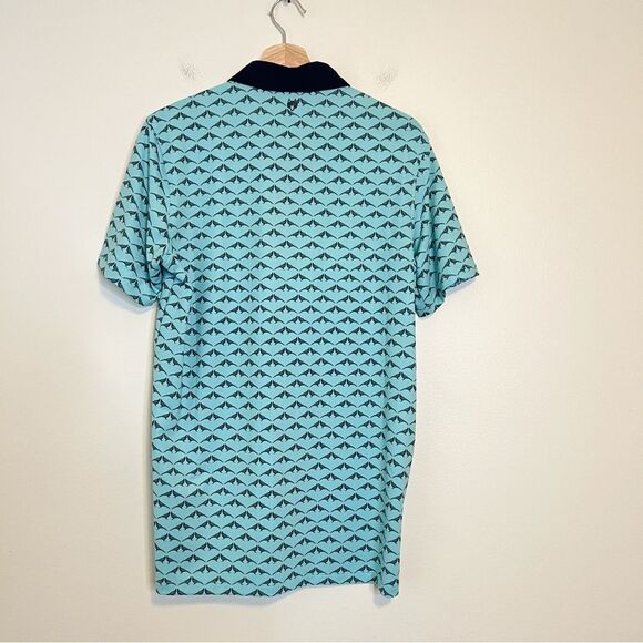 Greyson Siamese Turtle Dove Polo Shirt Size Small Golf Preppy - Picture 8 of 9